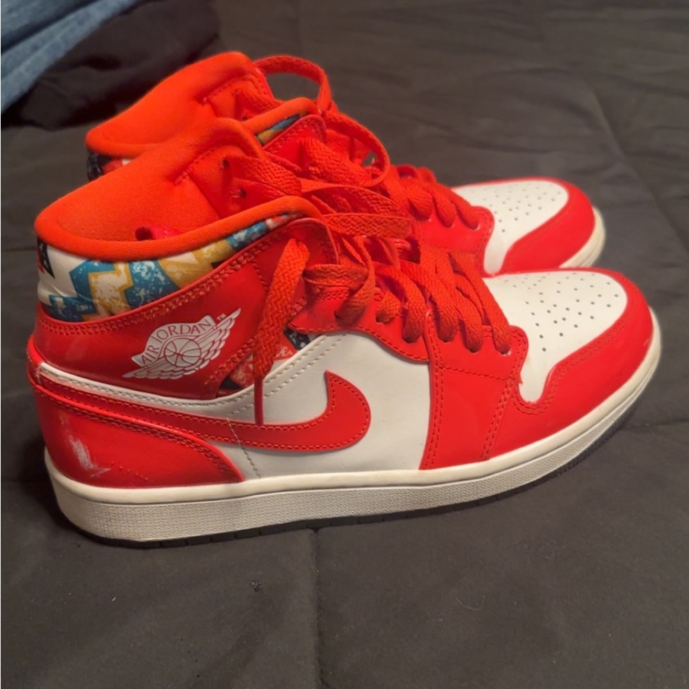 Air Jordan 1 Mid Barcelona Sweater shoe
